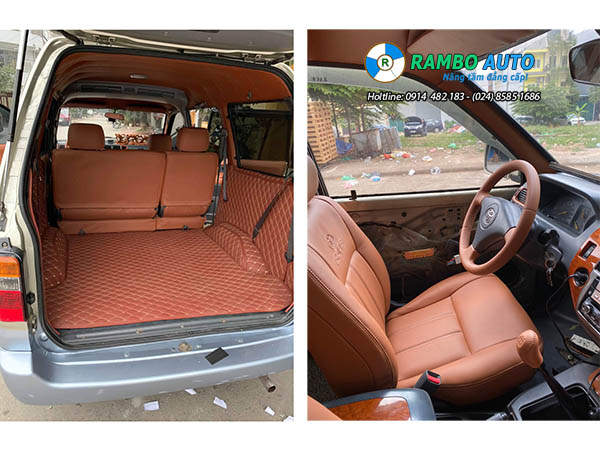 COMBO BỌC DA - ĐỔI MÀU NỘI THẤT XE TOYOTA ZACE  UY TÍN Ở HÀ NỘI