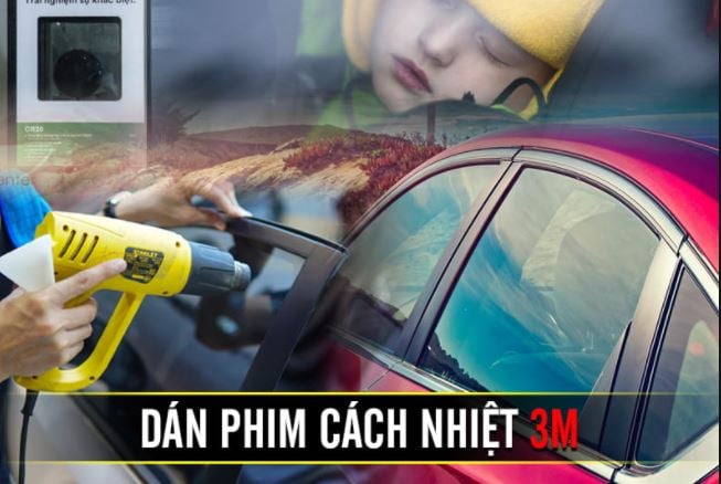 Dán Phim Cách Nhiệt 3M – Gói Tiêu Chuẩn IR50,  CS20/CS35