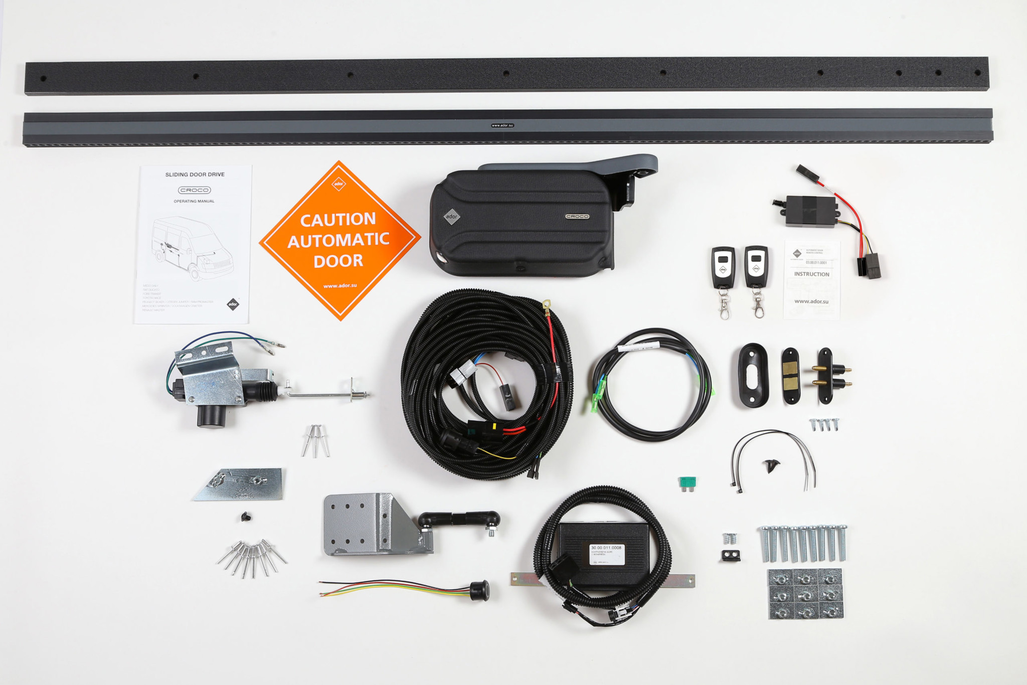 Hyundai Solati tháo cửa tự động xích chế cũ lên cửa điện Nga - Croco.