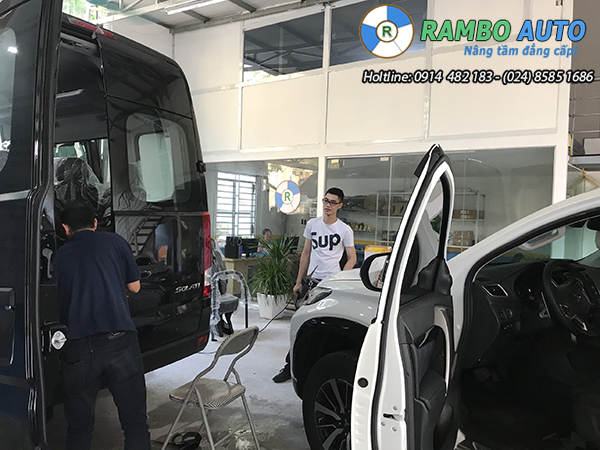 Dán kính chống nhiệt ô tô khách 16 chỗ uy tín giá rẻ ở Hà Nội