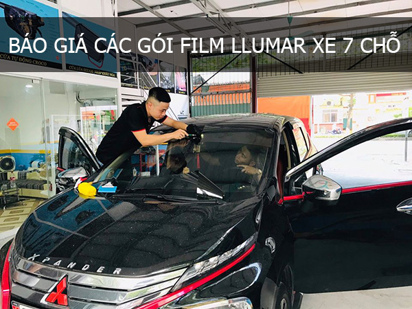 Báo giá các gói dán kính cách nhiệt film LLumar xe 7 chỗ