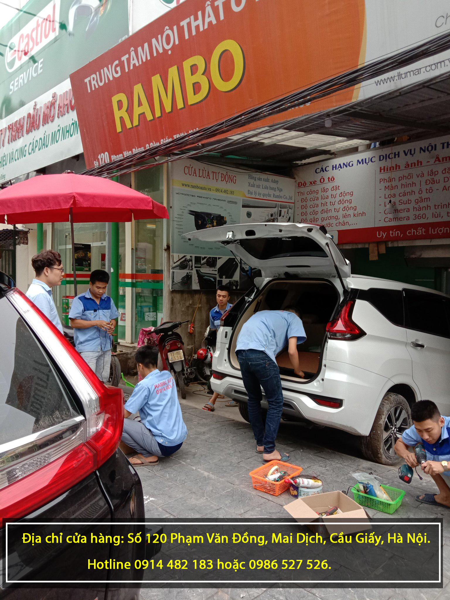 Mitsubishi Xpander lên full phụ kiện tại Hà Nội