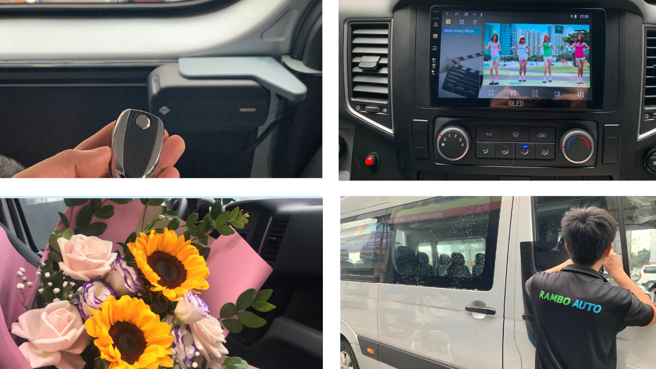 Solati lắp full Option: Cửa Điện Croco - Dán Kính - Màn Hình Android