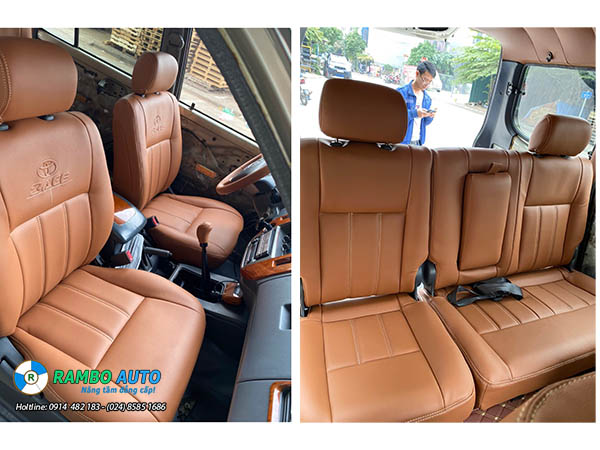 Bọc ghế da ô tô 7 chỗ ở đẹp tại Cầu Giấy, Hà Nội