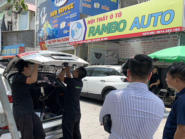 Cách mở cốp xe Kona bằng ty điện tại Rambo Auto Hà Nội