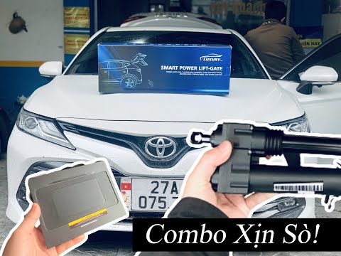 Toyota Camry 2021 - 2022 Độ Cốp Điện & Sạc Điện Thoại Không Dây
