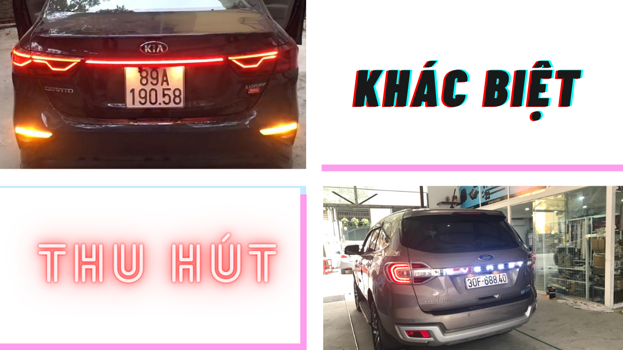 Tổng Hợp Mẫu Đèn Led Cốp Sau Ô Tô Đẹp Hot Nhất 2021 Tại Rambo Auto