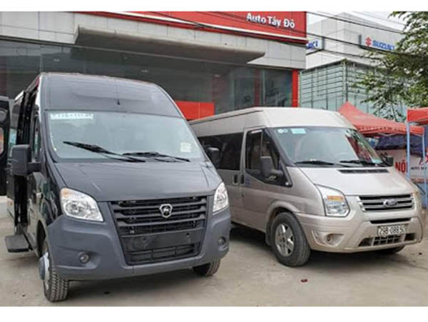 So sánh Gaz 17 chỗ (Gazelle) với Ford Transit 16 chỗ – Có gì vượt trội ?