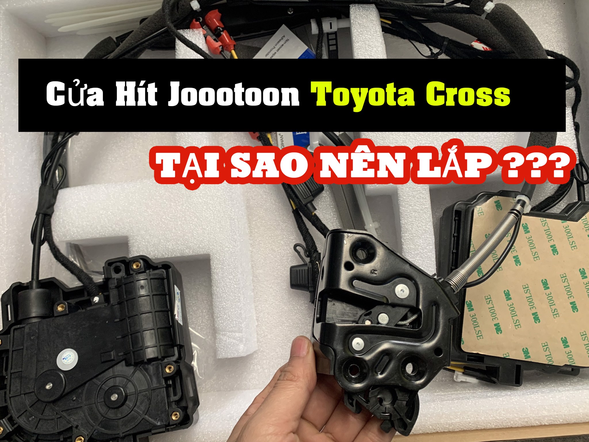 Độ cửa hít Jootoon tốt nhất cho Toyota Cross 2021