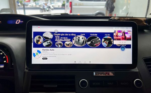 Màn hình Honda Civic kiểu mercedes