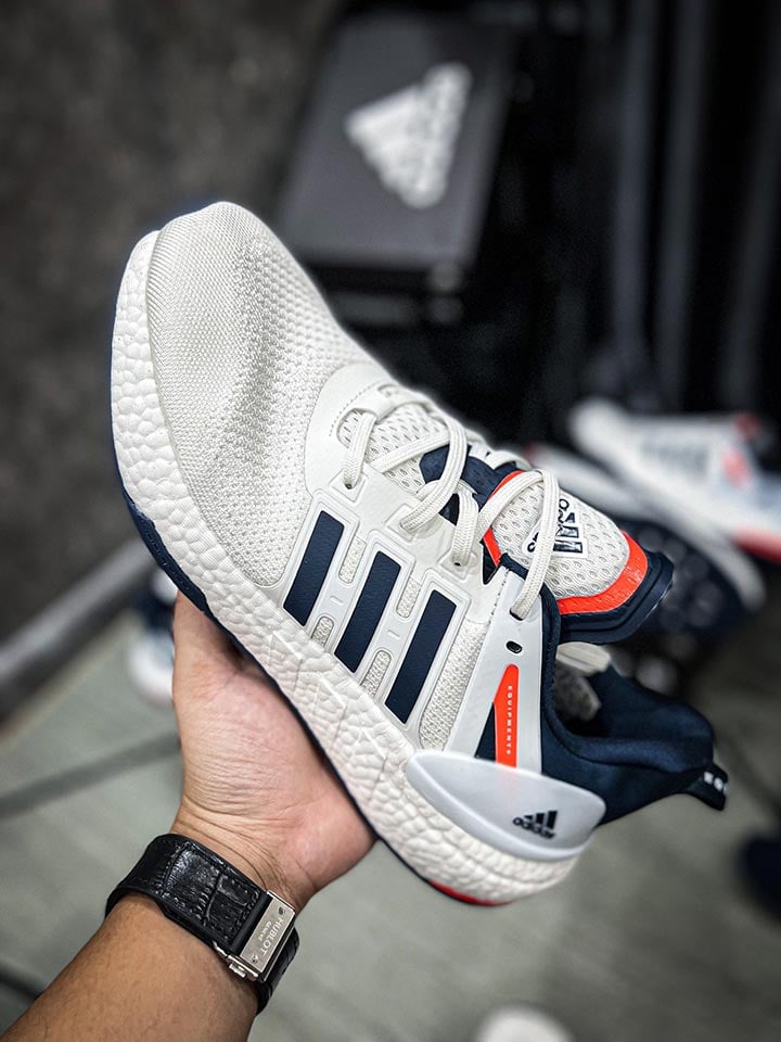 Adidas EQT Plus Boost Trắng cam siêu cấp