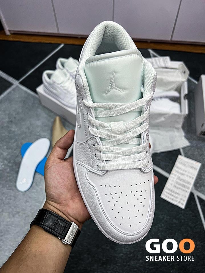 Jordan 1 Low trắng full all white