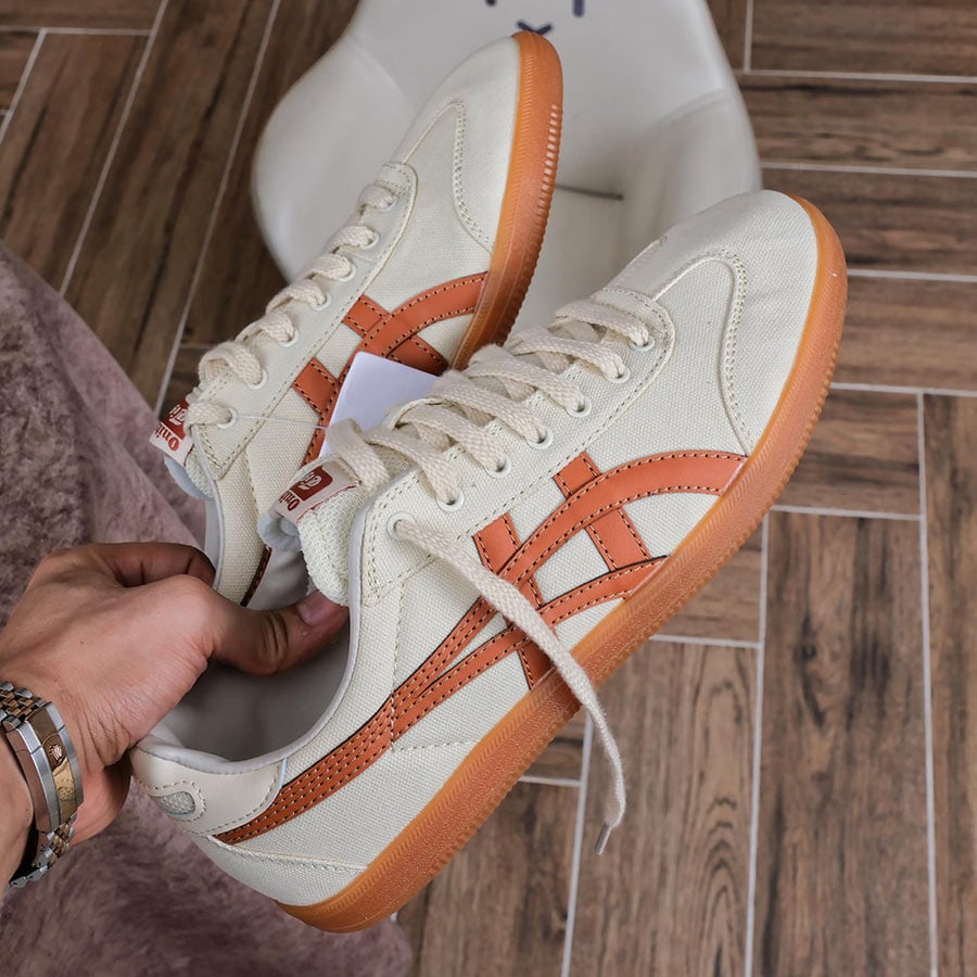 onitsuka tiger tokuten cream caramel rep 11 like auth best quality siêu cấp