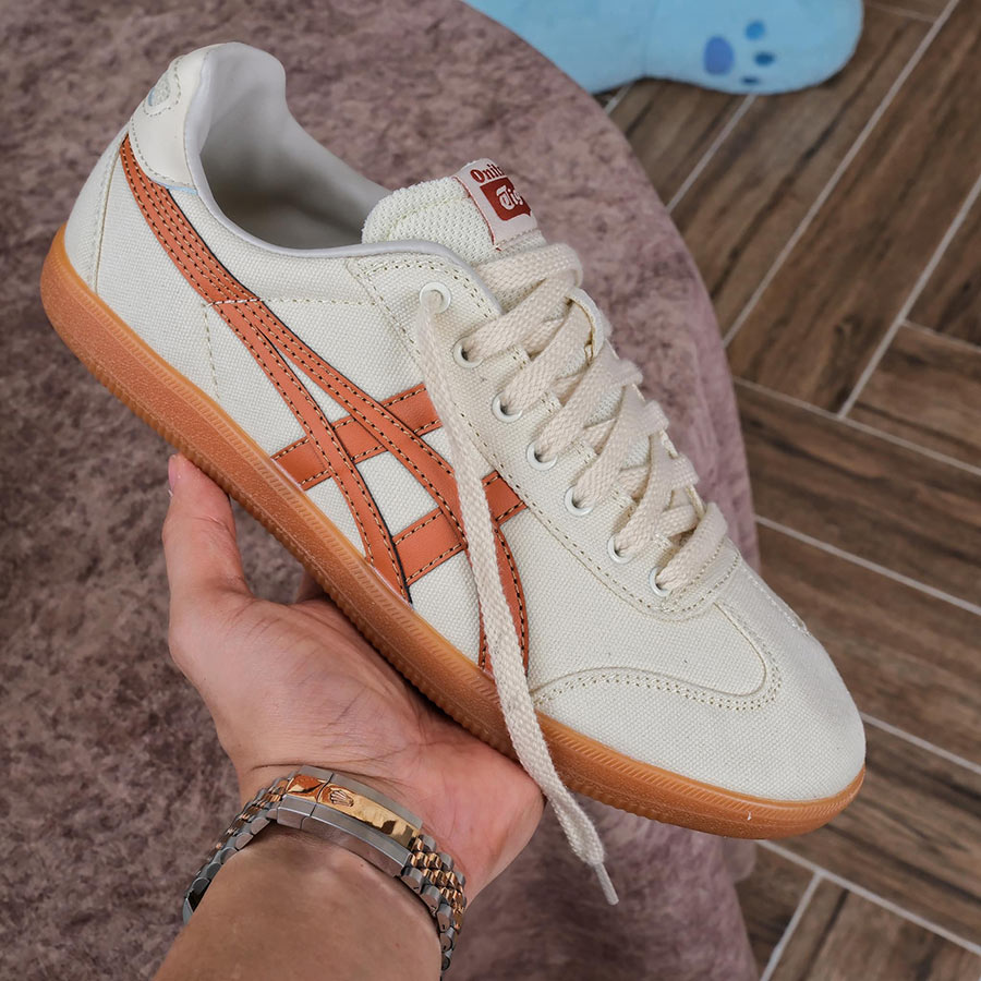 onitsuka tiger tokuten cream caramel rep 11 like auth best quality siêu cấp