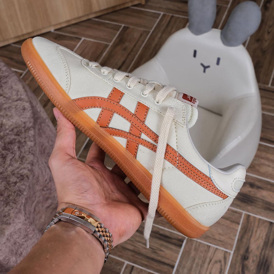 onitsuka tiger tokuten cream caramel rep 11 like auth best quality siêu cấp