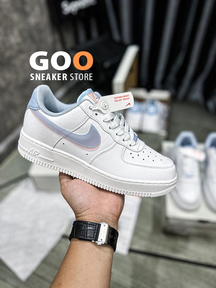 AF1 LV8 Double Swoosh gót xanh