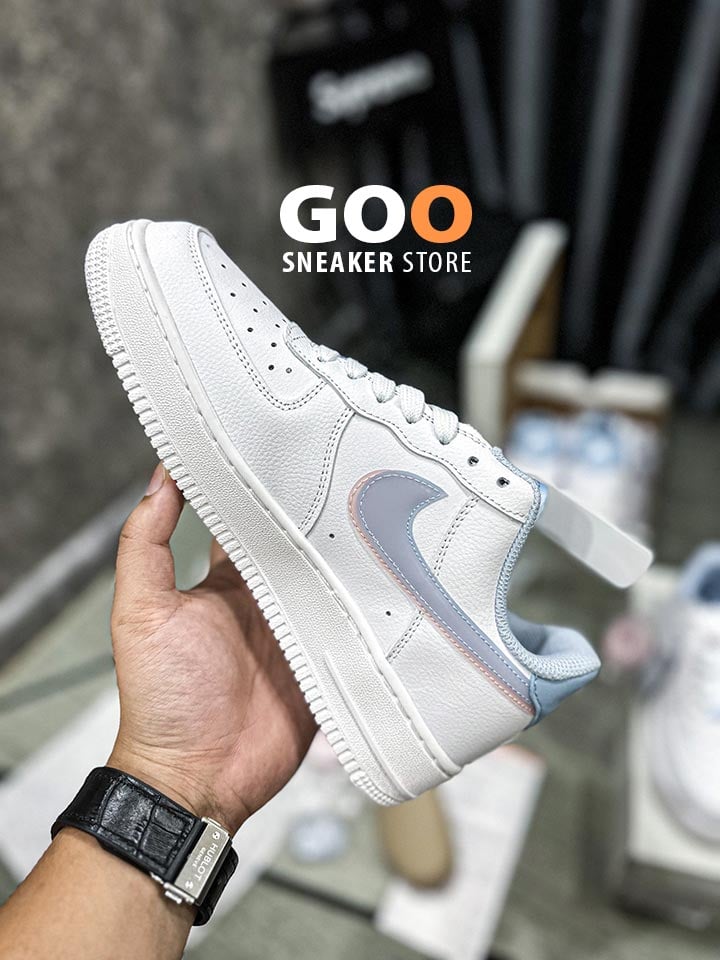 AF1 LV8 Double Swoosh gót xanh