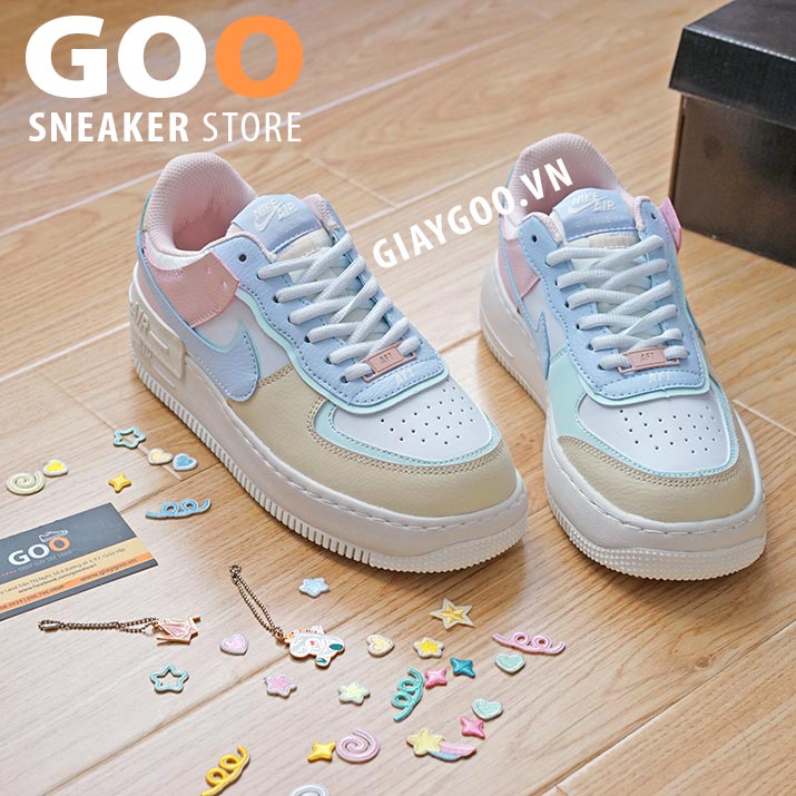 af1 shadow macaroon candy full phụ kiện