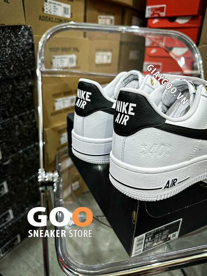 Air Force 1 40th Anniversary White Black siêu cấp, like auth, rep 11