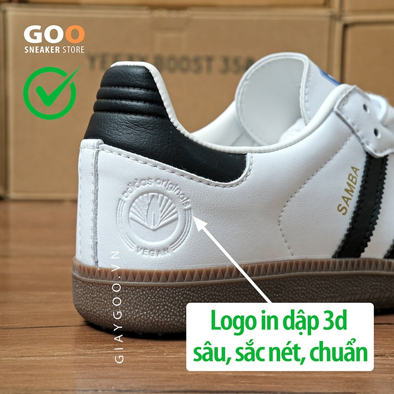 check Adidas Samba OG Cloud White like auth rep 11 siêu cấp