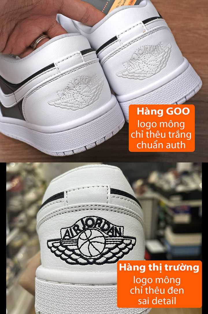 check Jordan 1 Low Panda re 11 siêu cấp