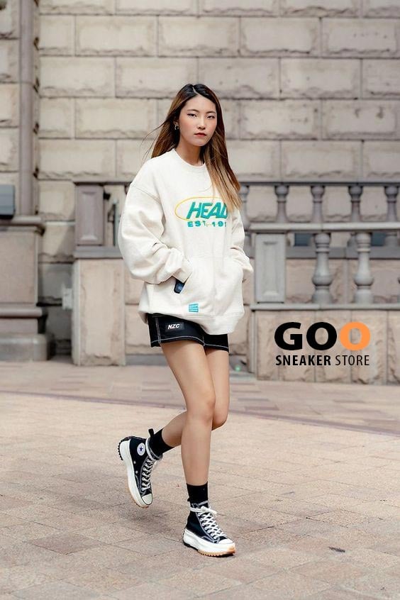 converse run star hike out fit nữ