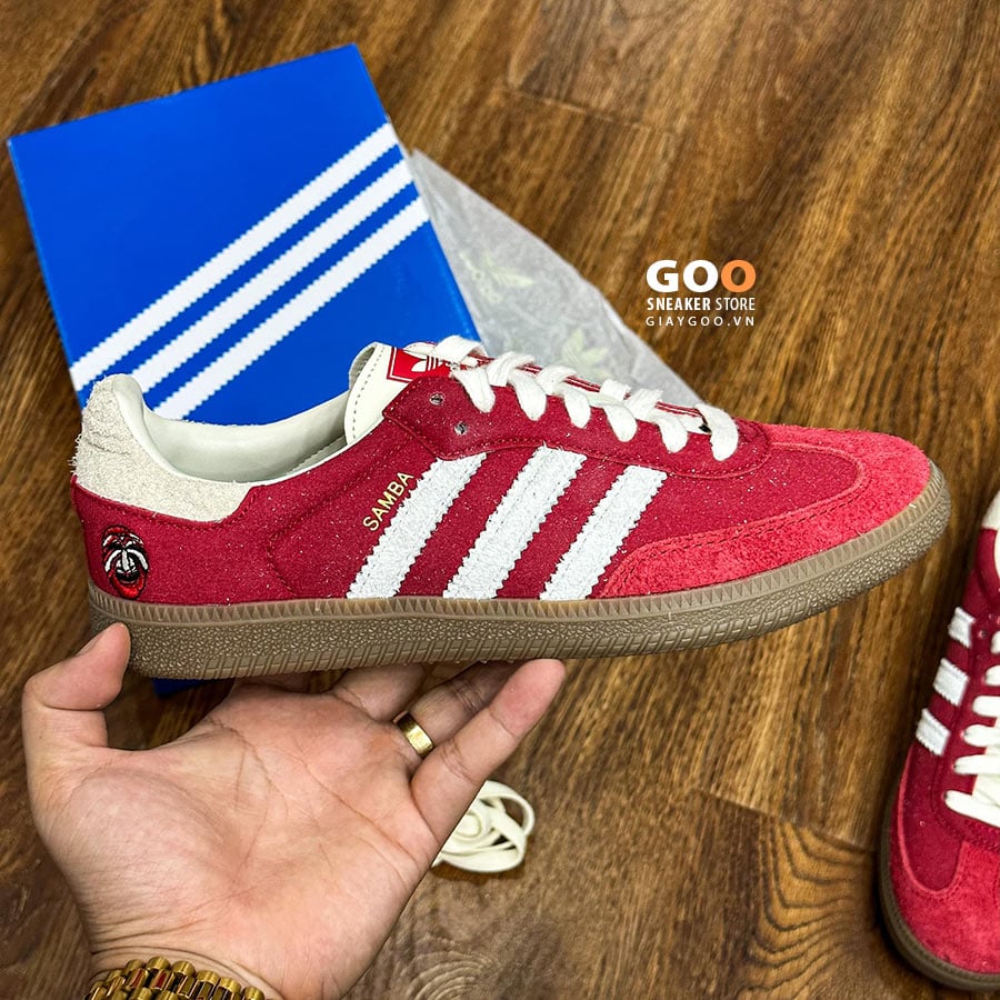 Adidas Samba OG Talchum Pack  Scarlet rep 1 1 like auth best quality