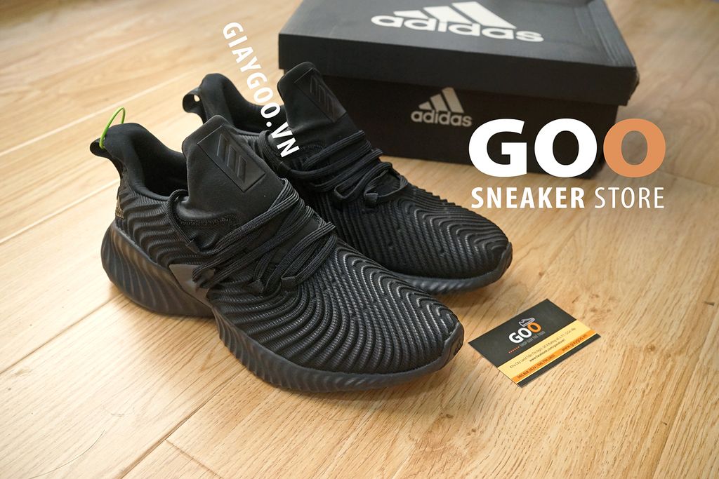 giày alphabounce full đen 