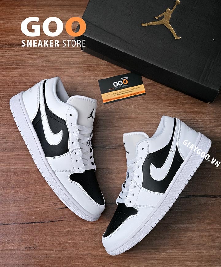 Jordan 1 low panda rep 11 siêu cấp