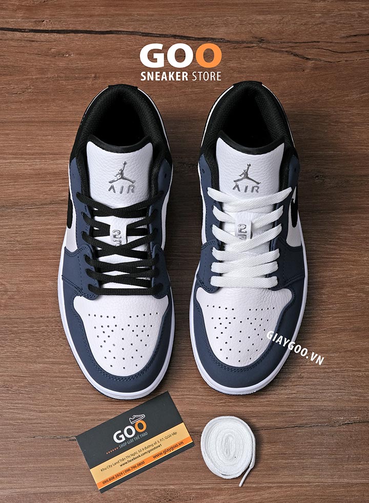 jordan 1 low navy white siêu cấp rep 11