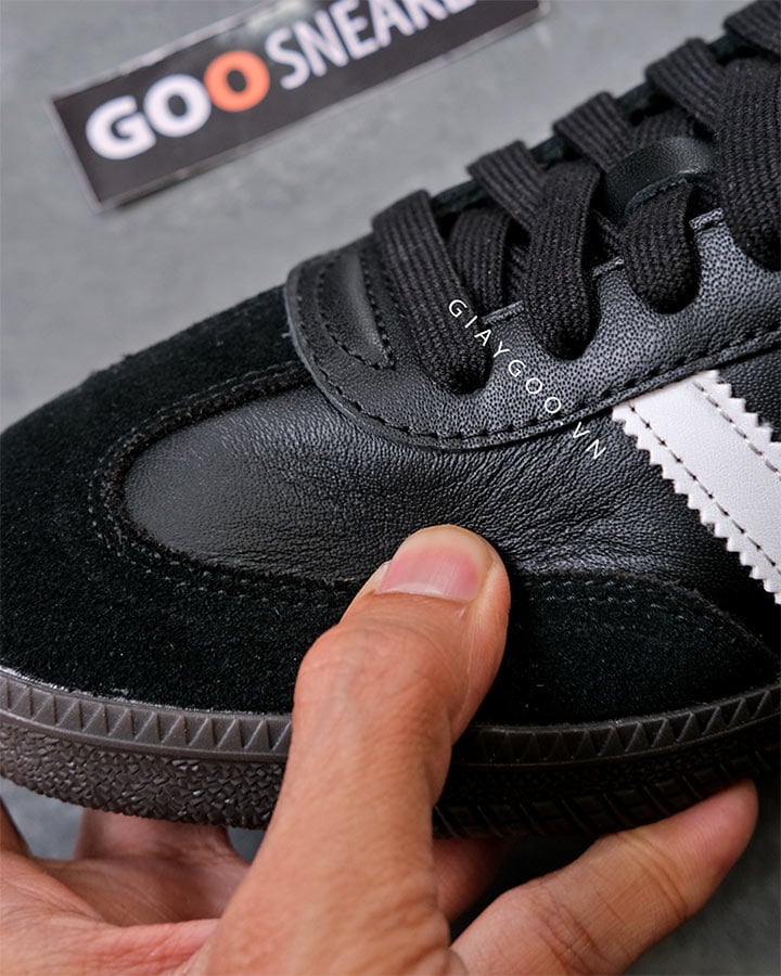 giày Adidas Samba da thật ấn nhăn