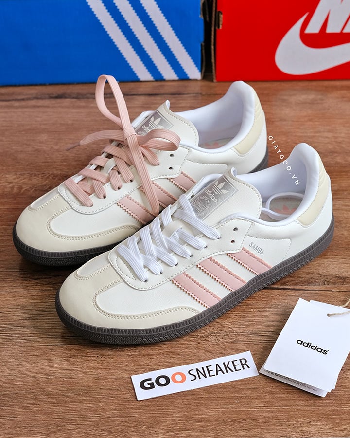 giày Samba hồng nữ Wonder Quartz