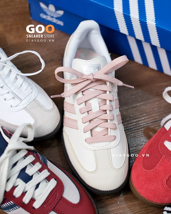 giày Samba hồng nữ Wonder Quartz