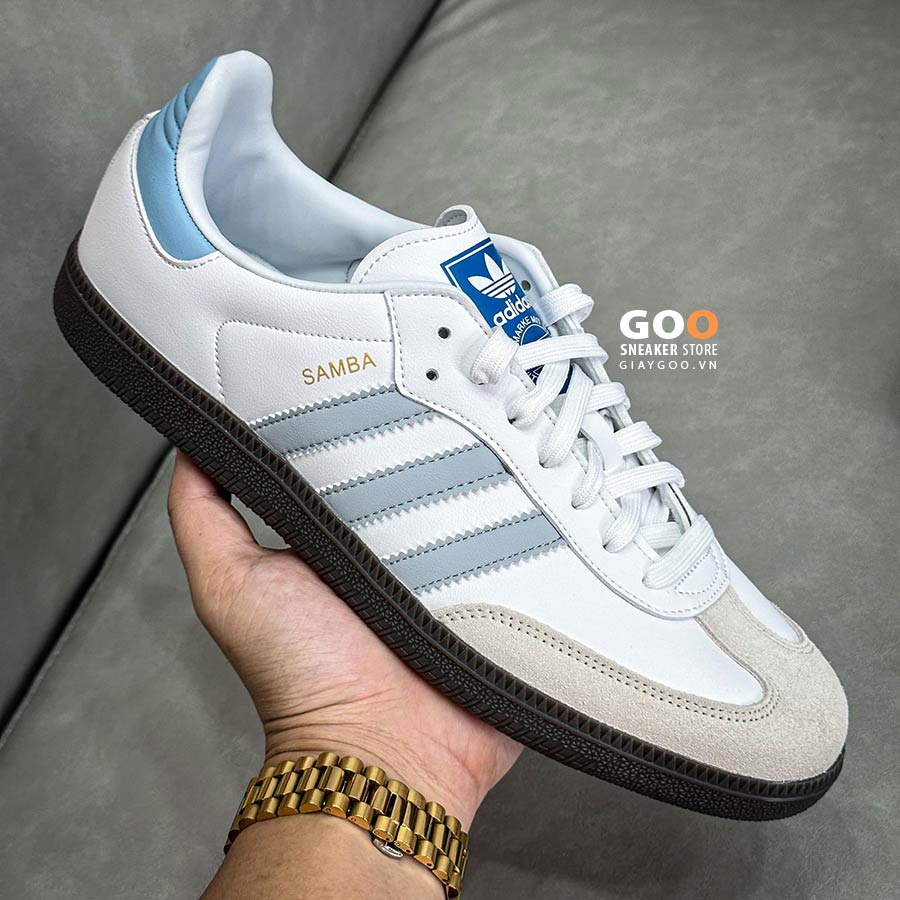 giày adidas samba og white halo blue rep 11 siêu cấp like auth