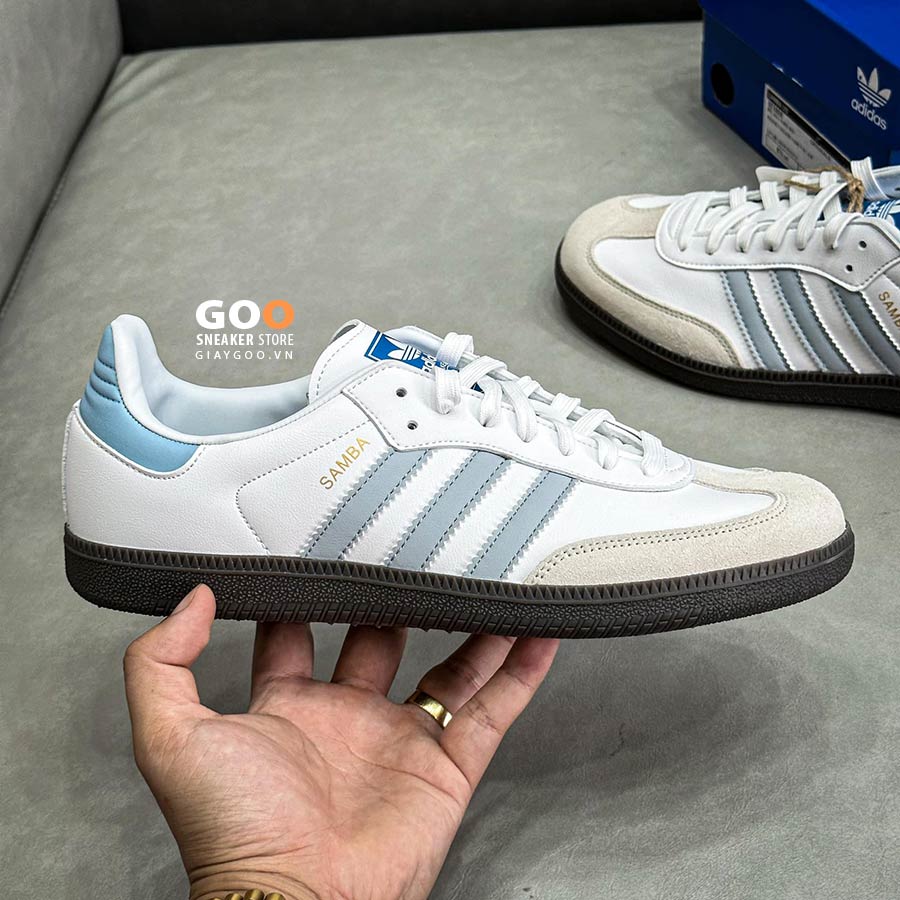 giày adidas samba og white halo blue rep 11 siêu cấp like auth