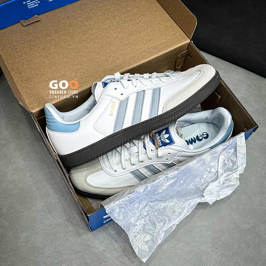 giày adidas samba og white halo blue rep 11 siêu cấp like auth