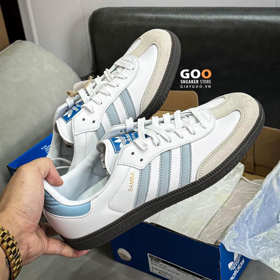 giày adidas samba og white halo blue rep 11 siêu cấp like auth