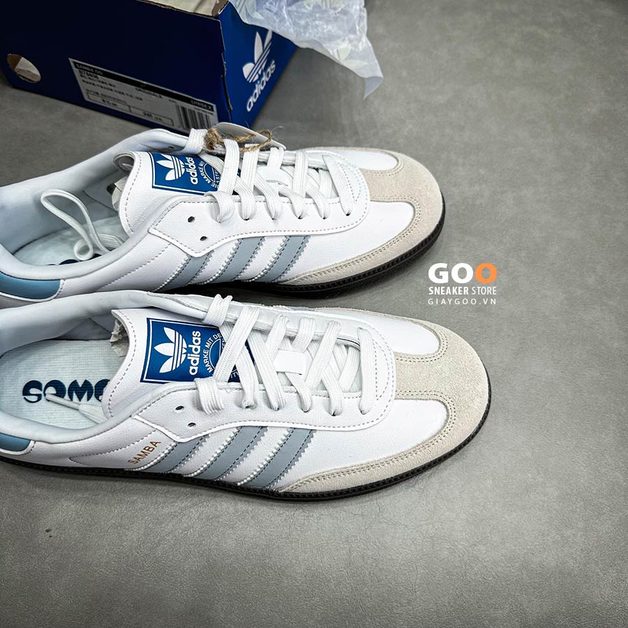 giày adidas samba og white halo blue rep 11 siêu cấp like auth