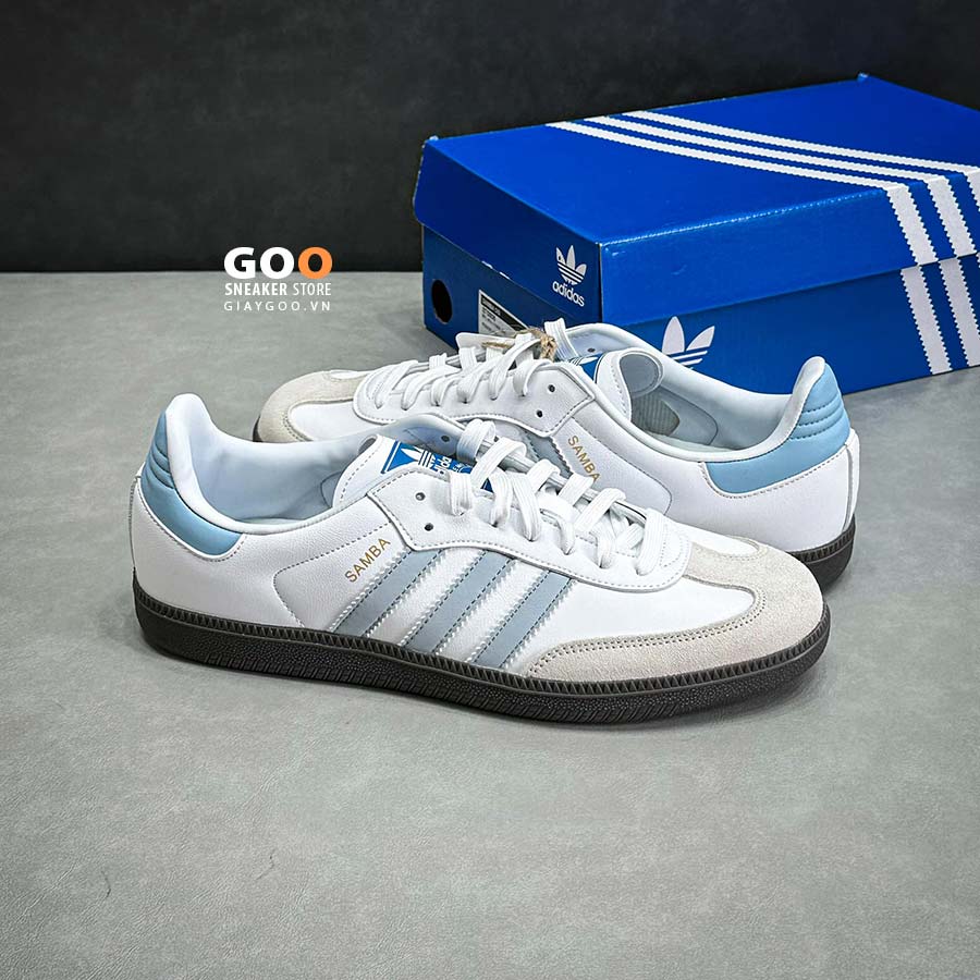 giày adidas samba og white halo blue rep 11 siêu cấp like auth