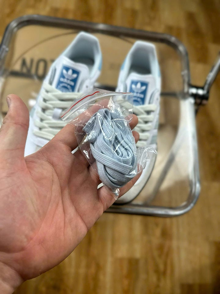 Giày Adidas Samba White Halo Blue rep 11 like auth best quality