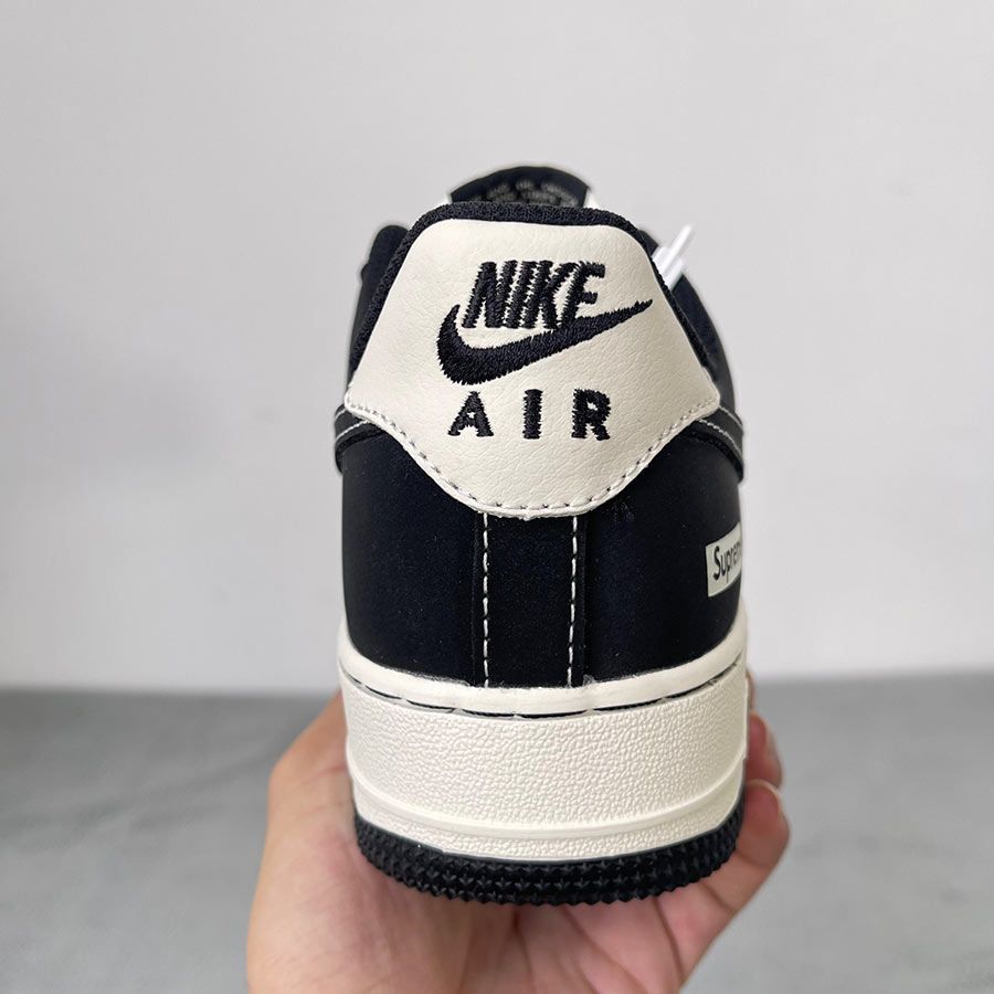Giày AIR FORCE 1 SUPREME BLACK WHITE rep 11 like auth