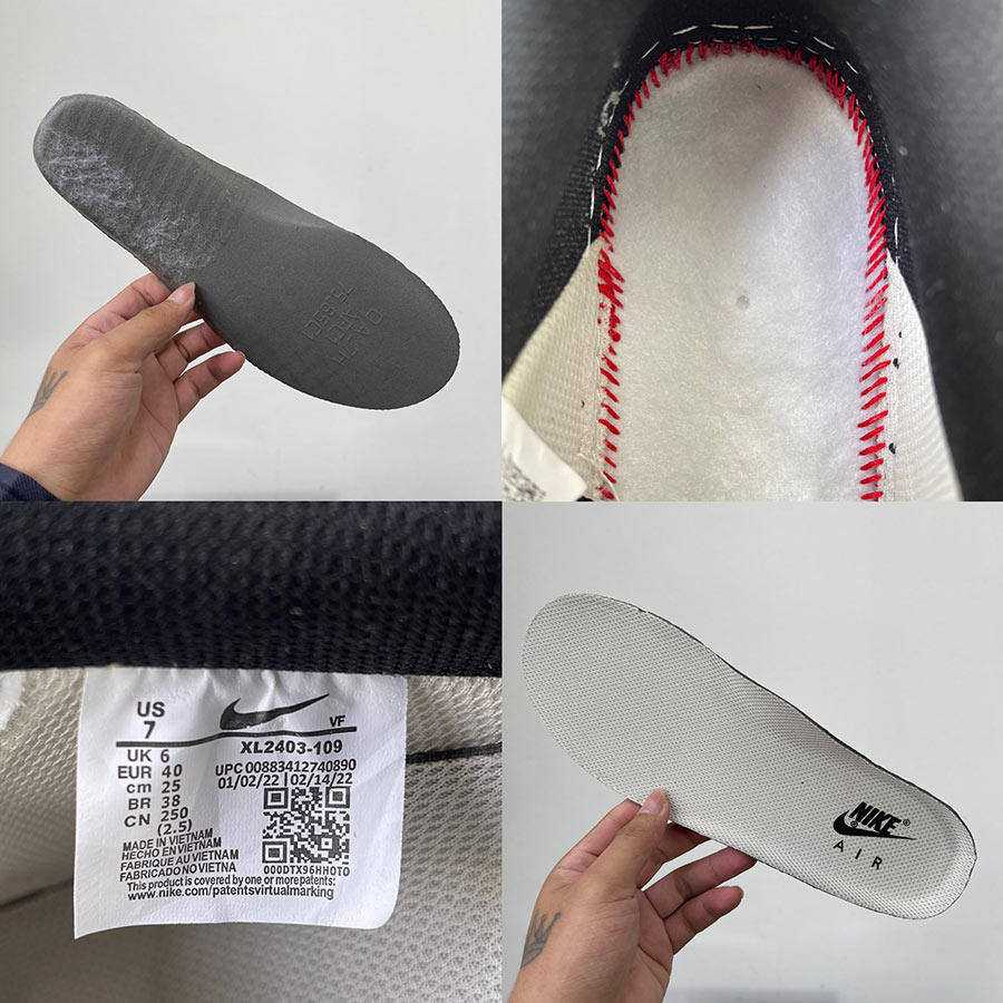 Giày AIR FORCE 1 SUPREME BLACK WHITE rep 11 like auth