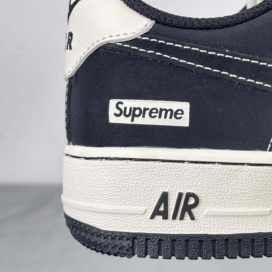 Giày AIR FORCE 1 SUPREME BLACK WHITE rep 11 like auth
