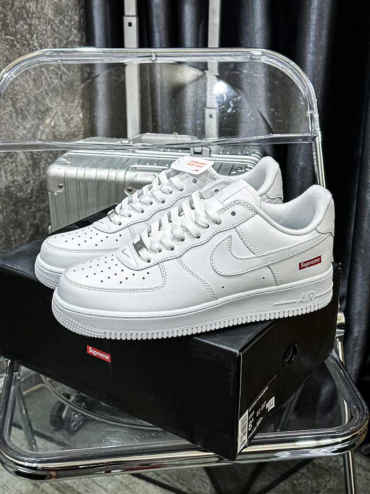Giày Air Force 1 Supreme White rep 11 siêu cấp like auth