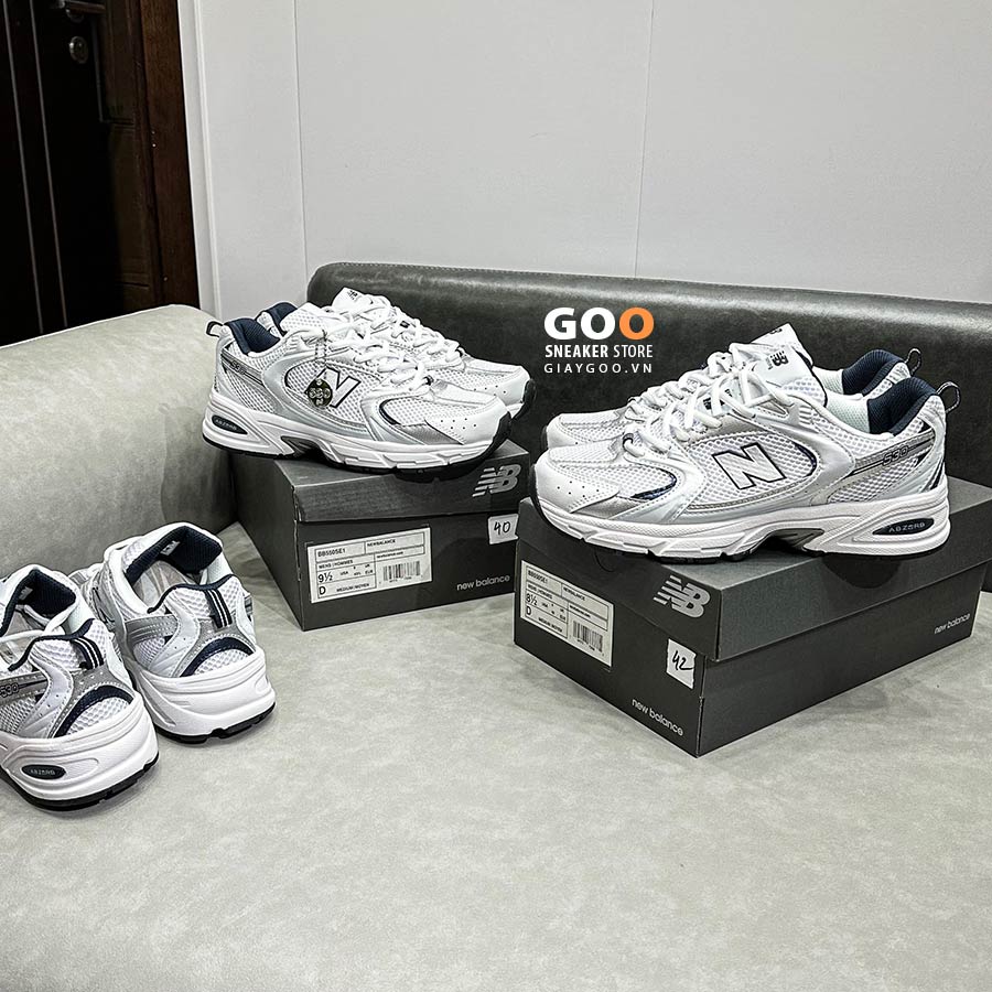 giày New Balance 530 White Silver Navy rep 11 like auth best quality 1