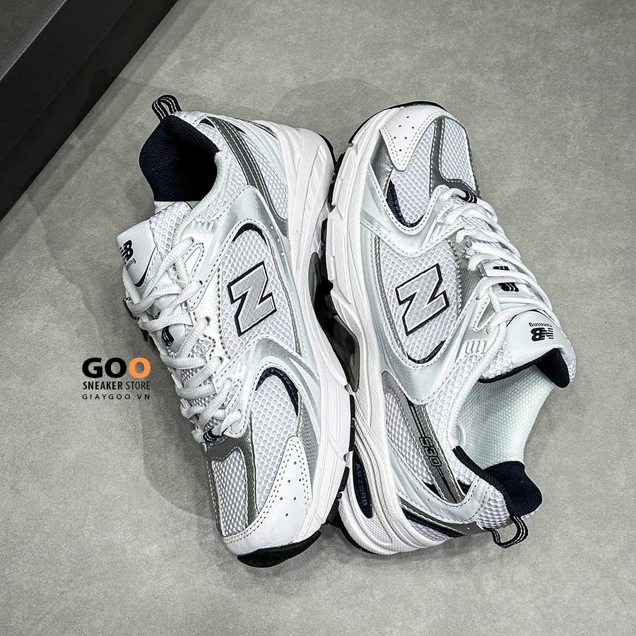 giày New Balance 530 White Silver Navy rep 11 like auth best quality