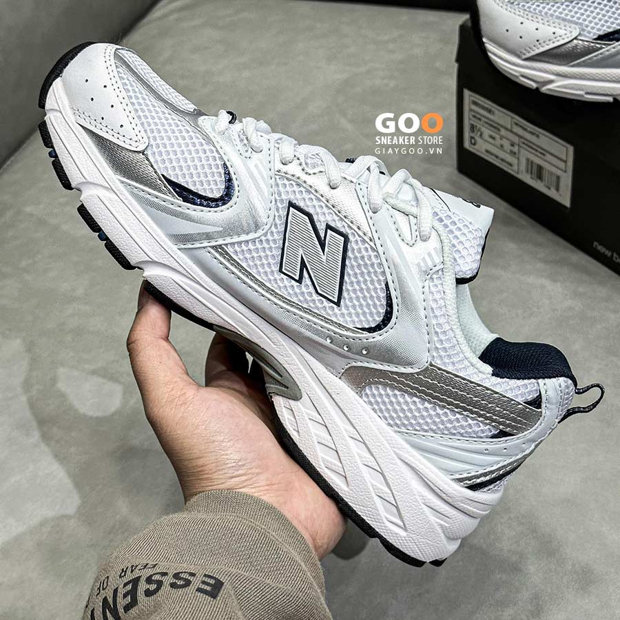 giày New Balance 530 White Silver Navy rep 11 like auth best quality