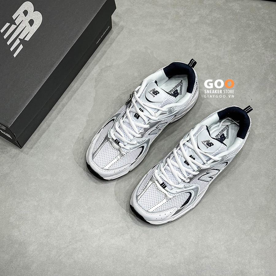 giày New Balance 530 White Silver Navy rep 11 like auth best quality