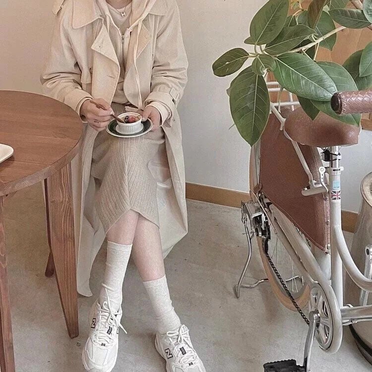 Giày New Balance 530v2 Retro Khaki outfit