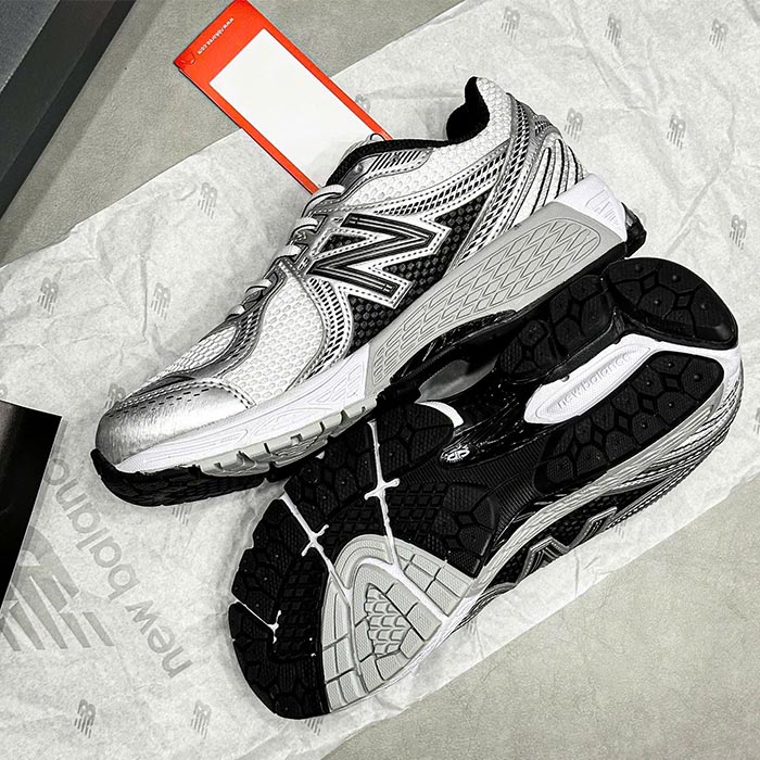 Giày NEW BALANCE 860V2 WHITE SILVER BLACK rep like auth best quality